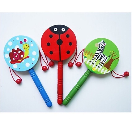 Trống đồ chơi cho bé, họa tiết đẹp mắt, vui nhộn