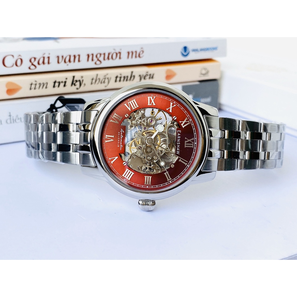 Đồng hồ nam Thomas Earnshaw Men's ES-8233-44 Longcase 42mm _ Red Dial.