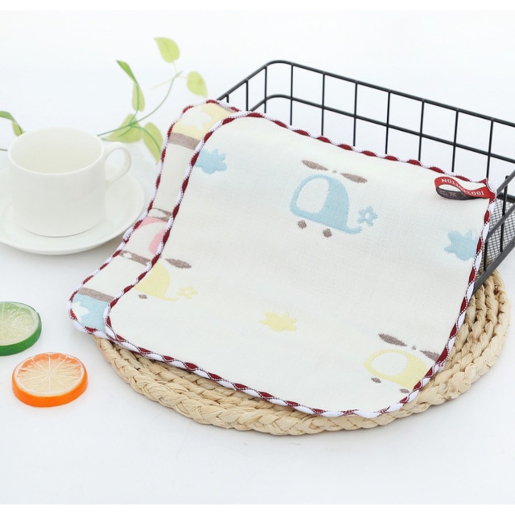 Set 5 khăn xô sữa sợi tre 6 lớp Lee Lee Kids