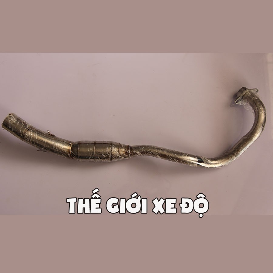 Bộ pô SC vát xéo full cổ pô Ex 150 bầu hơi độ bô nổ xe exciter 150