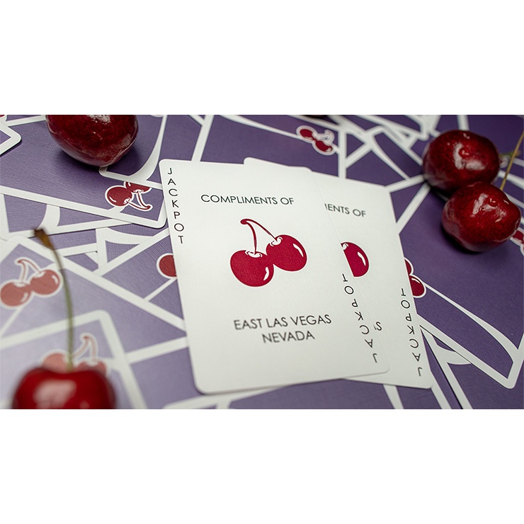 Bộ bài tây, bài ảo thuật Cherry Casino Playing Cards - Bài Mỹ - Bài Chính Hãng