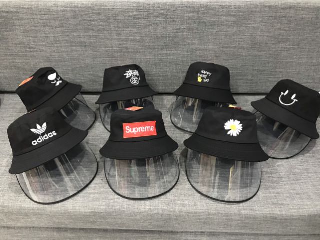 NÓN BUCKET PHỐI KÍNH BẢO HỘ _ NGĂN KHÓI BỤI _ NHIỀU MẪU