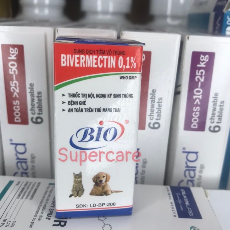 Bivermectin 0,1% 10ml - Nội Ngoại Ký Sinh Trùng Chó, Thỏ ( Tặng Kèm Ống Kim Tiêm )