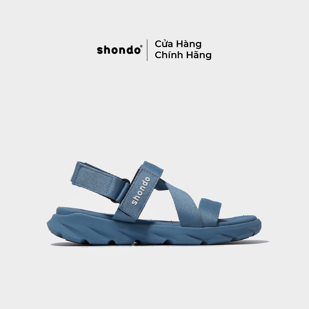 Giày Sandals SHONDO F6 Sport Xanh Lam - F6S304