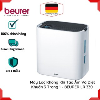 MÁY LỌC KHÔNG KHÍ TẠO ẨM VÀ DIỆT KHUẨN 3 TRONG 1 BEURER LR 330 - TRẮNG