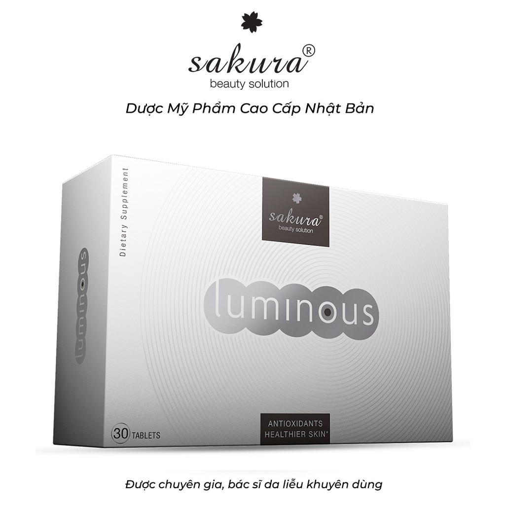 Viên uống trắng và căng mượt làn da SAKURA LUMINOUS