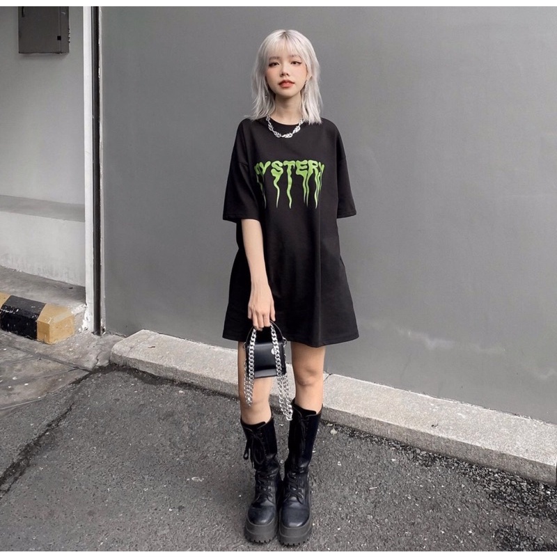 Áo thun MYSTERY chữ chảy “SS1”