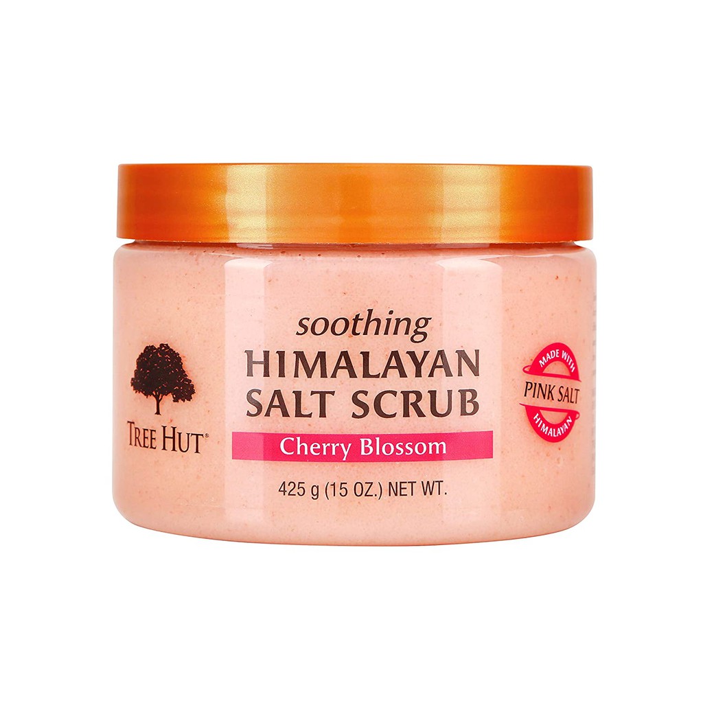 Sữa tắm tẩy tế bào chết Tree Hut Soothing Himalayan Salt Scrub Cherry Blossom 425g (Mỹ)