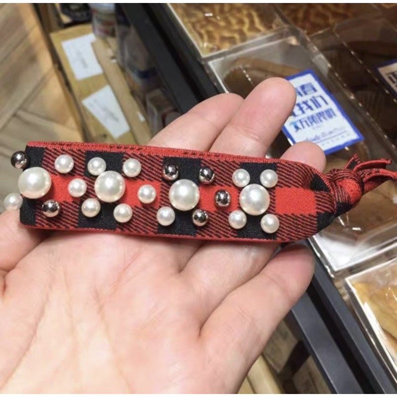 Dây cột tóc đính châu,mẫu mã hàn quốc combo 3c giá chỉ 10k