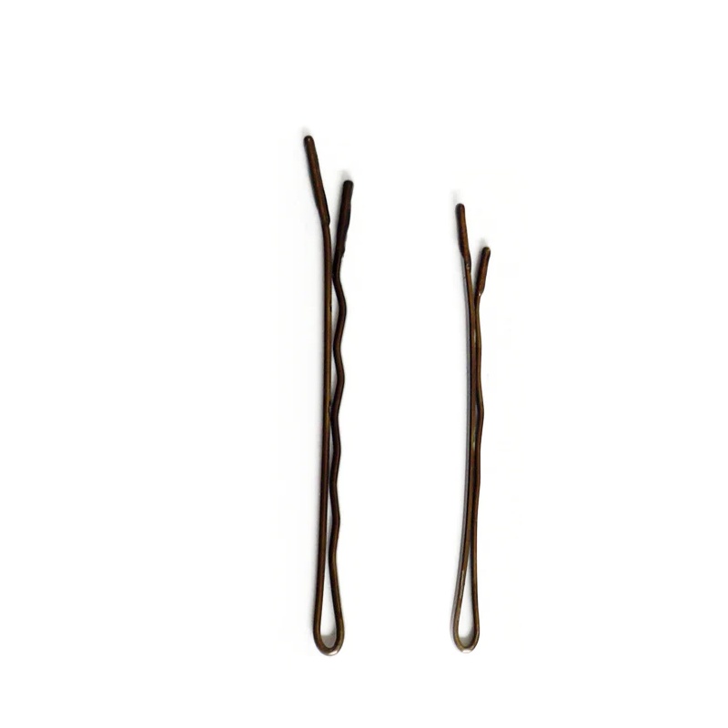 Daiso Kẹp Tóc Màu Nâu Tự Nhiên Hair Pin Natural Brown 40P