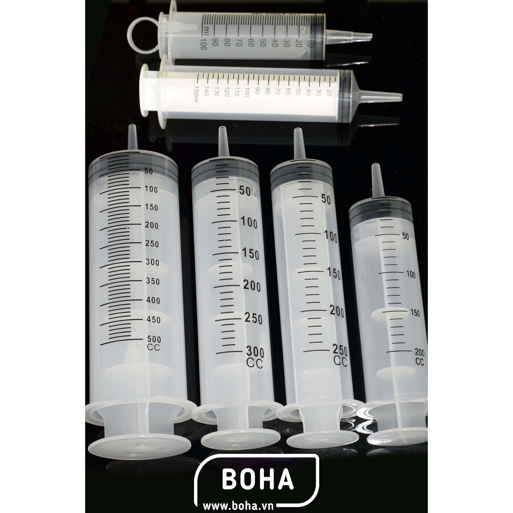 Bơm kim tiêm 250ml, Xilanh to 250ml, Ống tiêm 250cc - XL250B