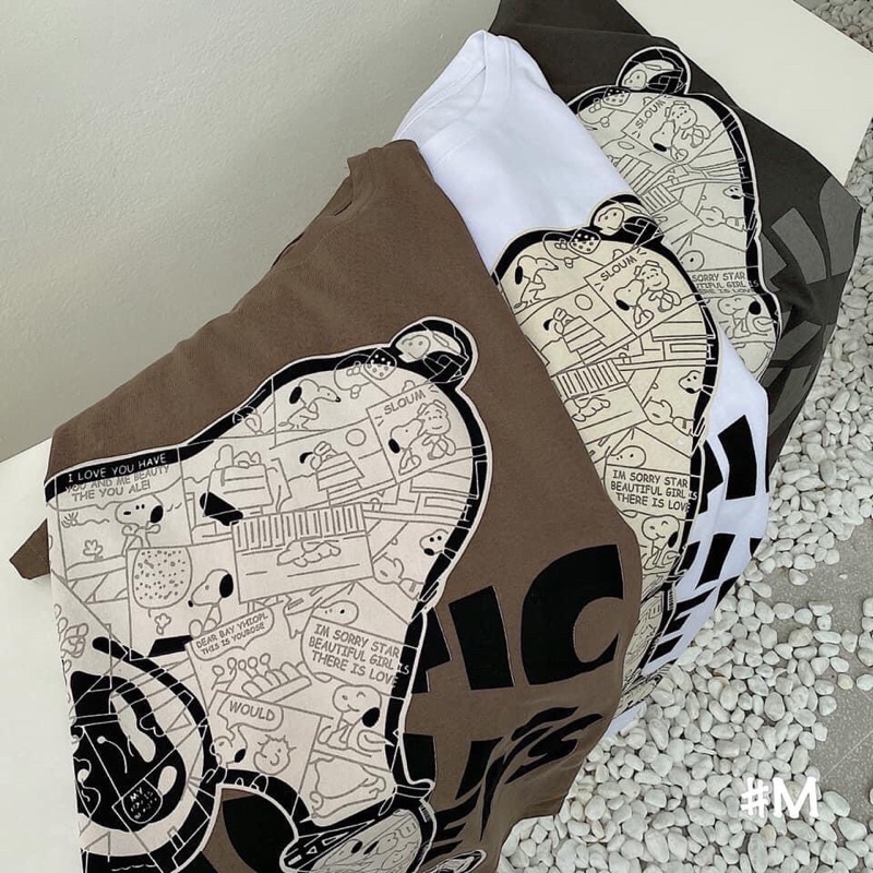 Áo Phông From Rộng In Hình Chú Chó Hàng Loại Đẹp