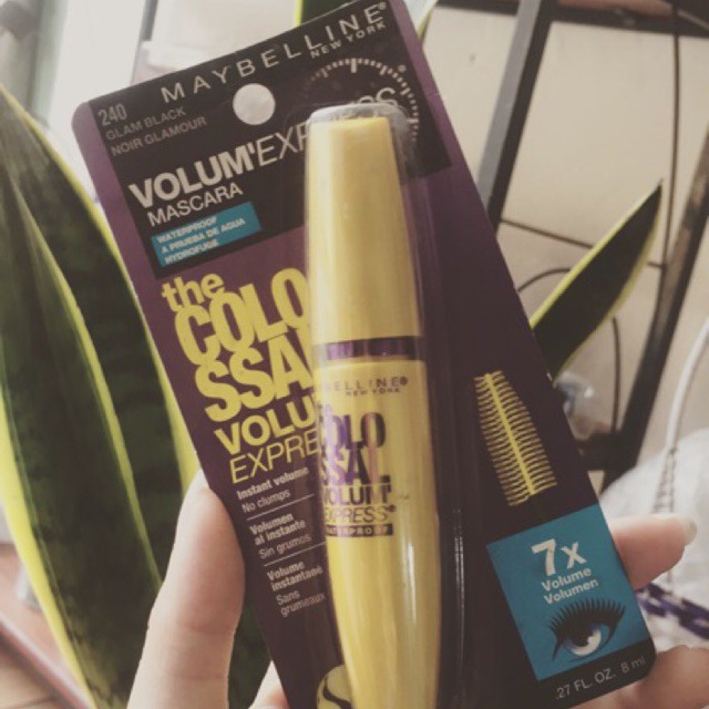 Chuốt mi Mascara Maybeline vàng 7X - Lâu trôi - Không vón cục - Mi cong dài | BigBuy360 - bigbuy360.vn