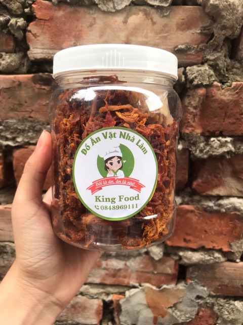 Heo khô cháy tỏi loại 1 ( ít cay) loại ngon, hũ pet 500g | KingFood - Thế Giới Đồ Ăn Vặt - Đồ Ăn Vặt Hà Nội | BigBuy360 - bigbuy360.vn