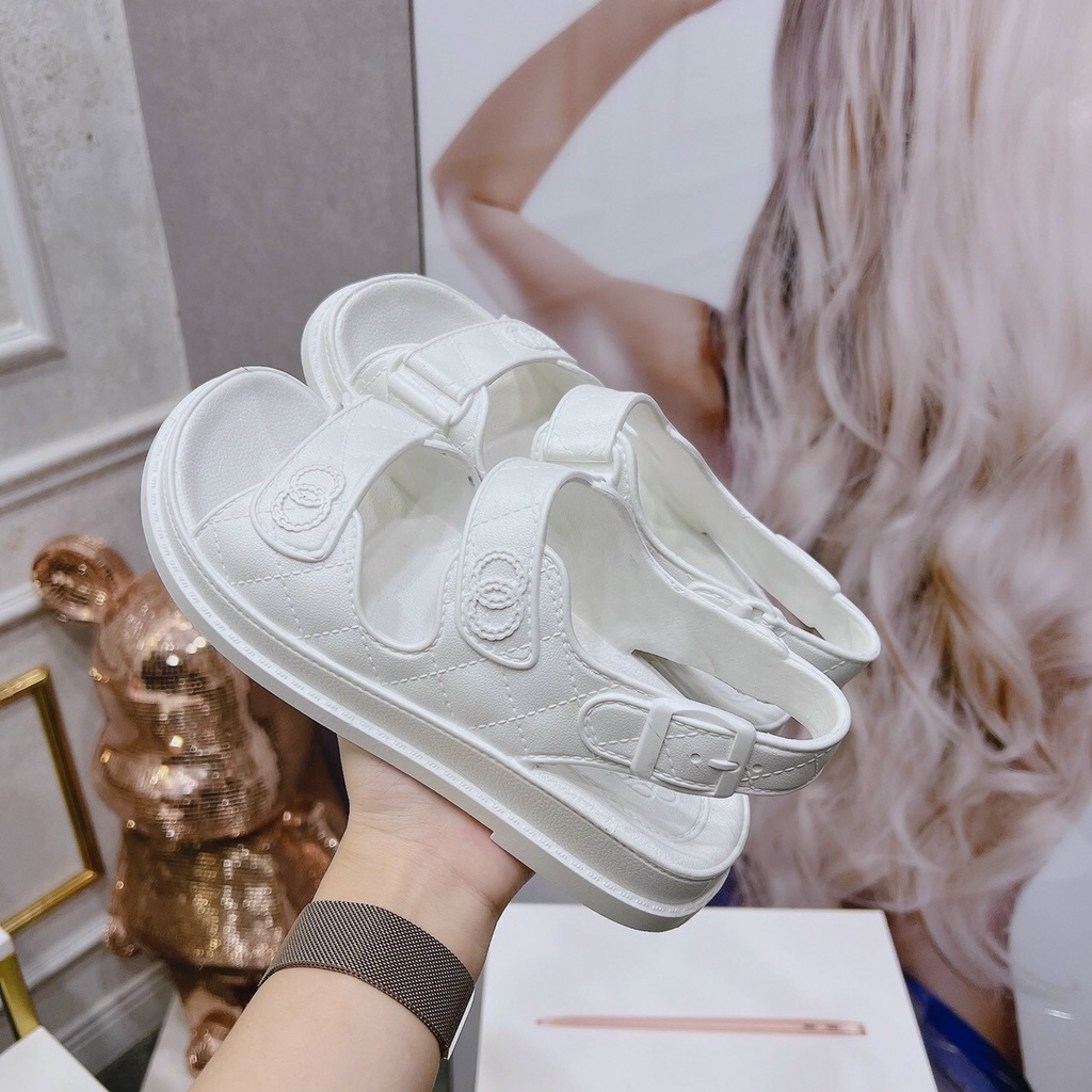 SANDAL NỮ CAO SU, Dép Nữ Sandal Cao Su Non Siêu Mềm Êm Chân CHỊ ĐẸP STORE mã 055