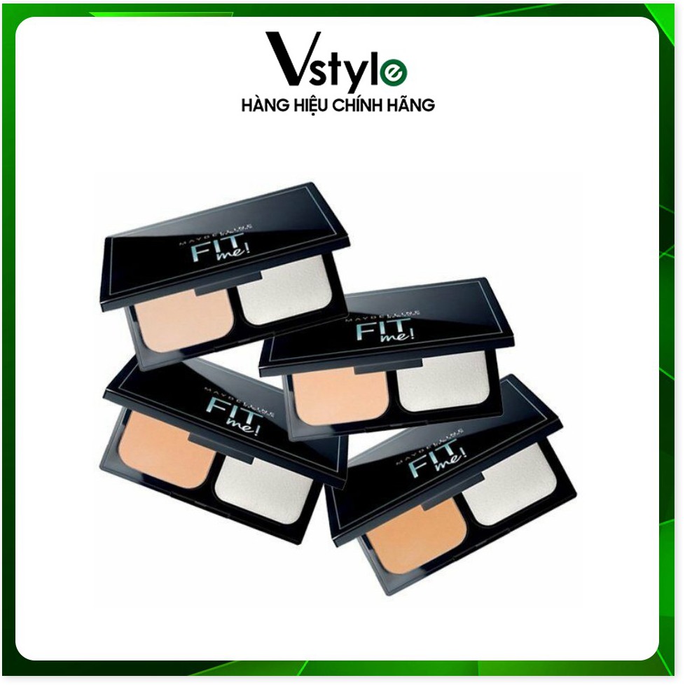 [Mã giảm giá mỹ phẩm chính hãng] Phấn Nền Maybelline Fit Me Powder Foundation SPF32 PA+++