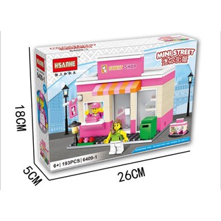 Đồ chơi lắp ráp Mini Street HSANHE