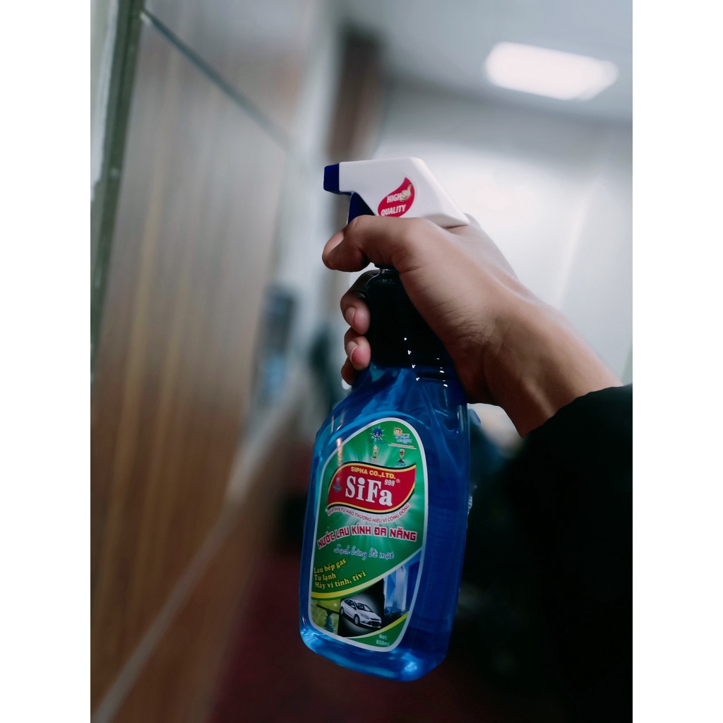 Nước rửa kính sifa999 650ml, gương nhà tắm, kính ô tô, các loại gương kính khác, cam kết như quảng cáo.