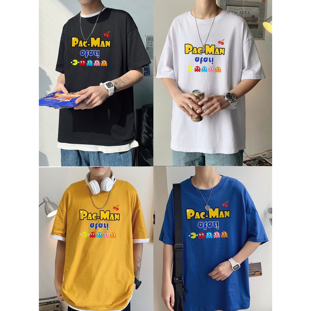 [ẢNH THẬT] ÁO THUN PACMAN CHUẨN UNISEX CỰC HỊN