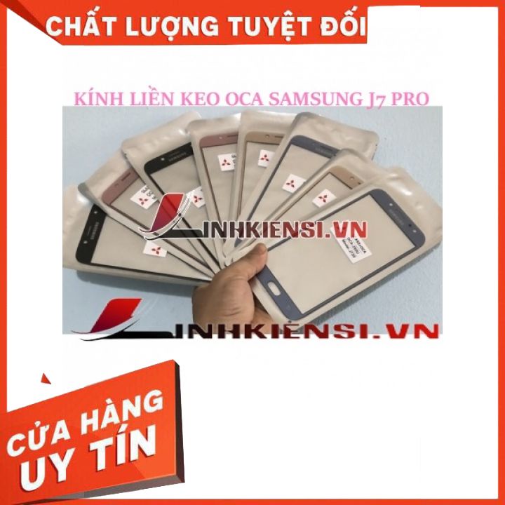 KÍNH LIỀN KEO SAMSUNG J7 PRO⚡GIÁ SIÊU SỐC⚡ KÍNH ZIN , ĐẸP