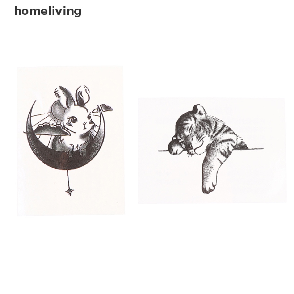 1 Hình Xăm Dán Tạm Thời Hình Hổ / Trăng / Cá Voi Cá Tính