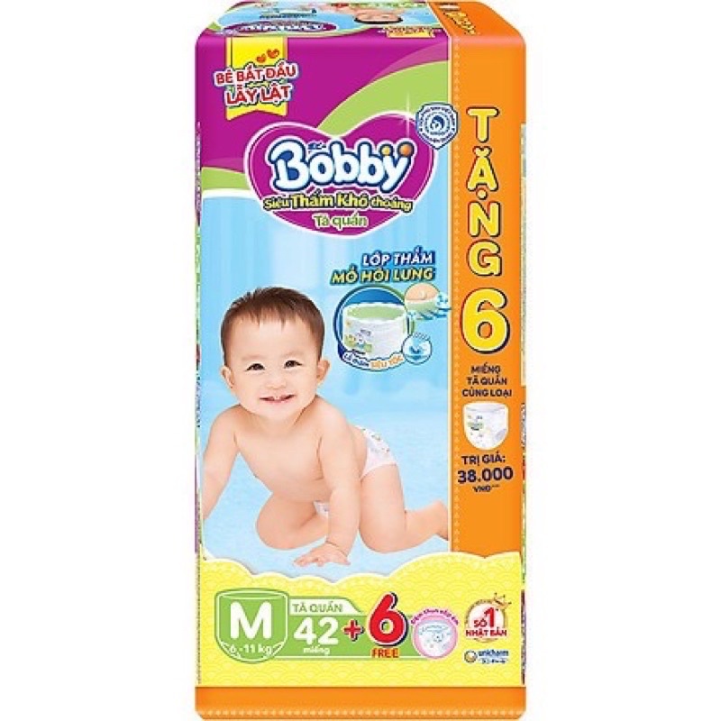 TÃ QUẦN BOBBY M40+6(mẫu mới)