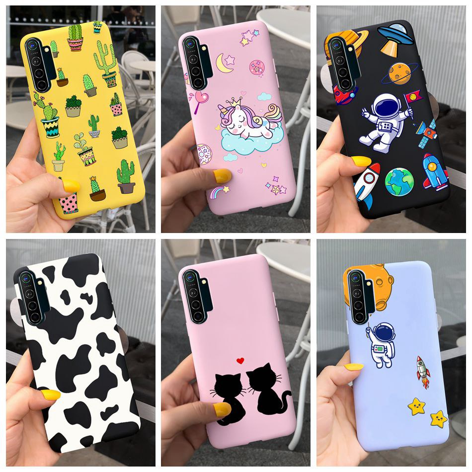 Ốp Điện Thoại TPU Silicone Mềm Màu Kẹo Hình Phi Hành Gia Cho Realme XT X2 X 2 Pro RealmeXT RMX1921
