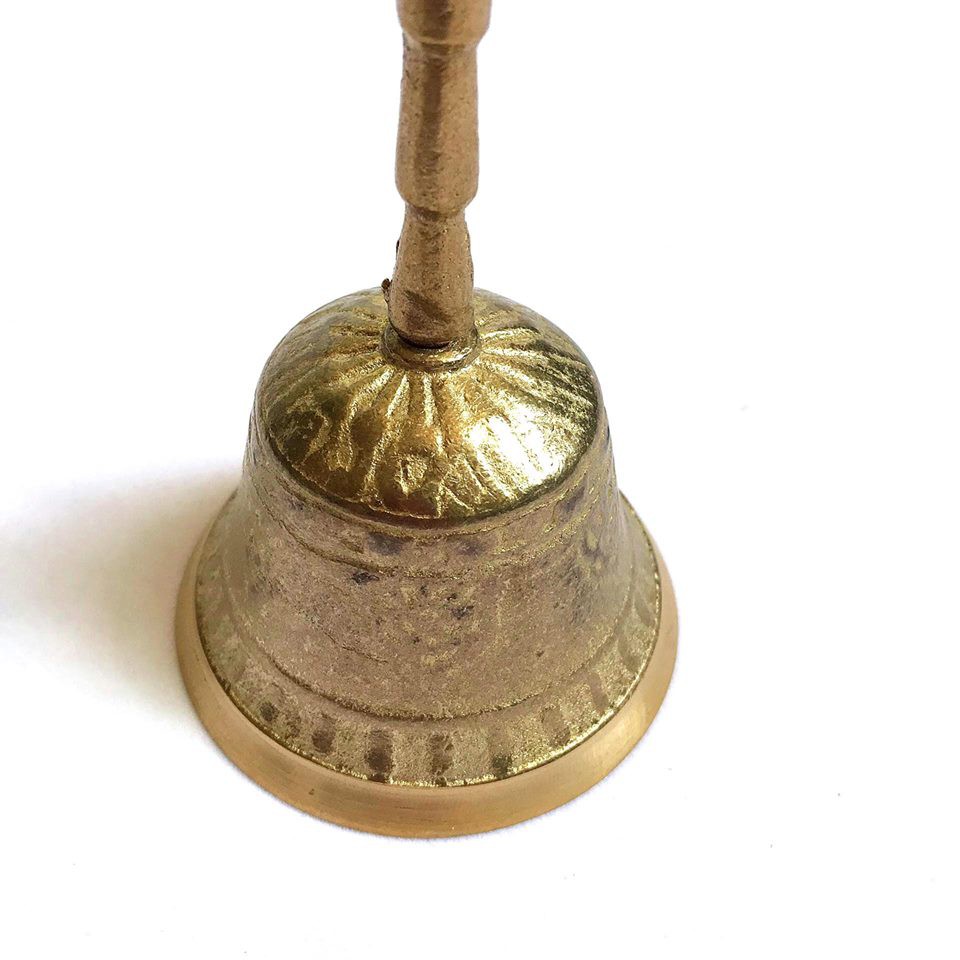 Chuông tam thanh bằng đồng cao 20cm