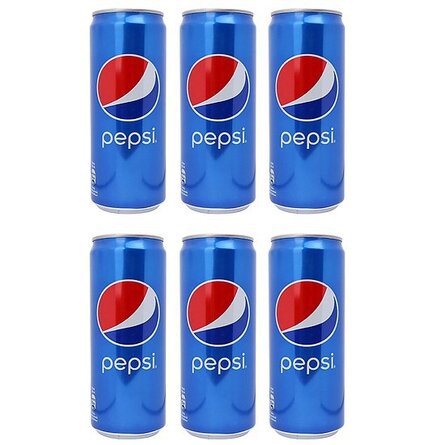 Thùng 24 Lon Nước Ngọt Có Gas Pepsi Cola Soft Drink Lon 330ml Date Luôn Mới