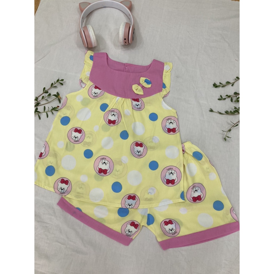 Bộ lanh lụa chất đẹp cho bé gái  SIZE TO từ 25 tới 45kg