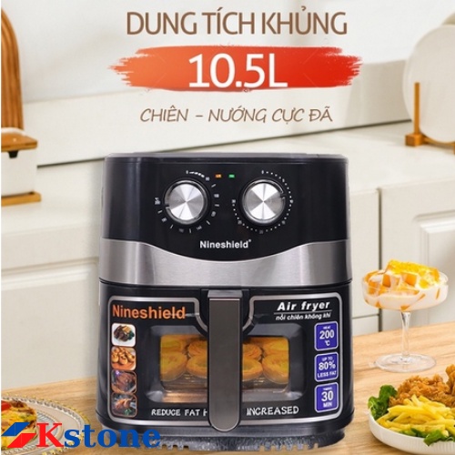 NỒI CHIÊN KHÔNG DẦU CƠ NINESHIELD 10.5L KB-8002