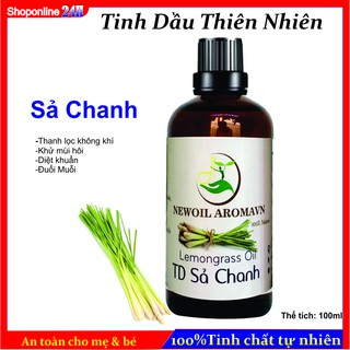 [GIÁ Sốc ] |Tinh dầu sã chanh 100% Nguyên chất Chai Lớn 100ml Tinh dầu thiên nhiên có kiểm định| (Nhập khẩu Ấn Độ )