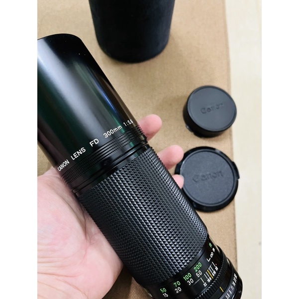 Lens Canon FDn 300mm f5.6 ngàm FD dùng cho canon Ae1 A1 F1 Ft FTb Fx