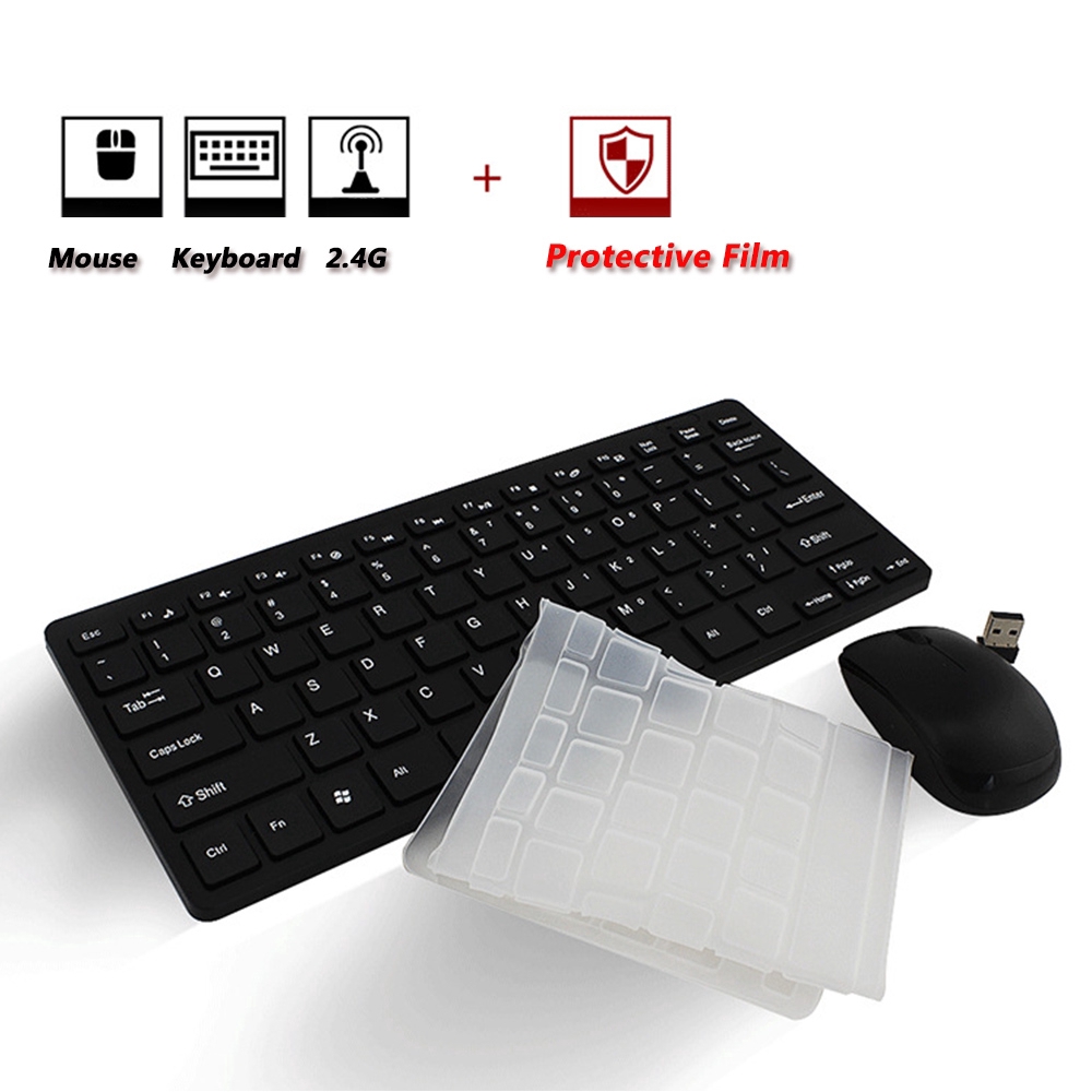 Bộ Bàn Phím + Chuột Không Dây Mini 2.4ghz Cho Pc Laptop Android Tablet | BigBuy360 - bigbuy360.vn