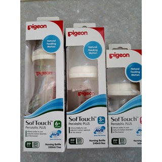 bình sữa pigeon cổ rộng 330ml