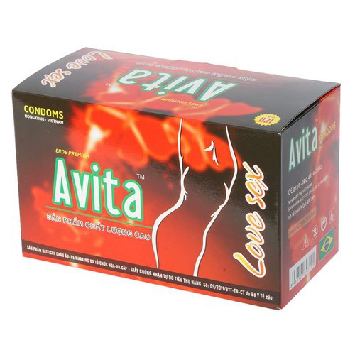 Bao cao su Avita hộp 120 cái sản phẩm chất lượng cao