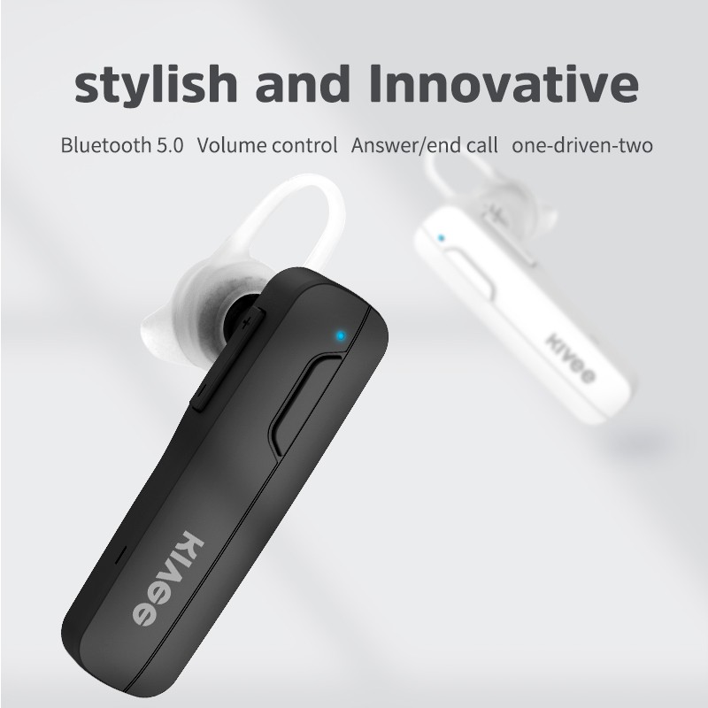 Kivee-TW32 Tai nghe bluetooth đeo một bên phiên bản 4.2 tích hợp chip thông minh với dung lượng pin lớn 55mAh