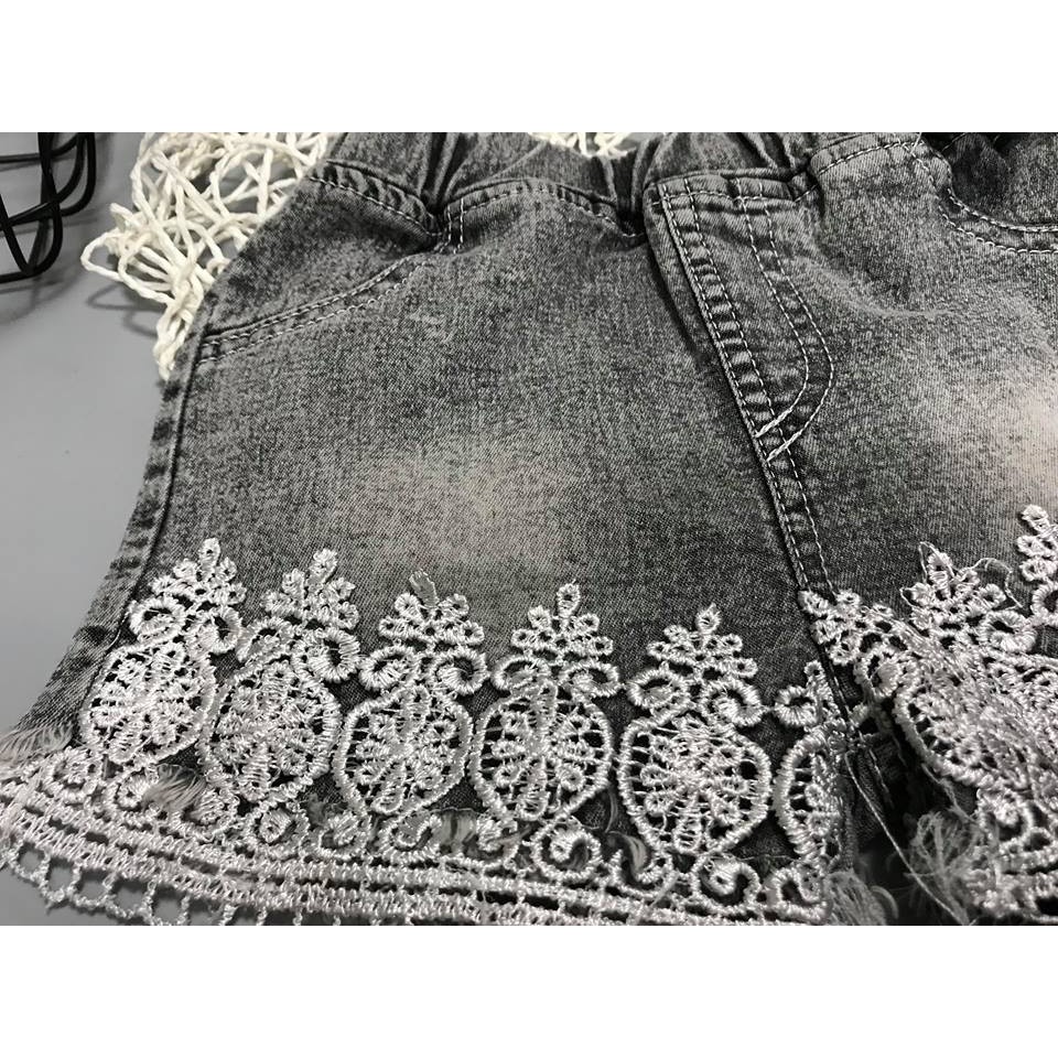 SIZZE 11-23KG: quần sooc JEANS thời trang cho bé gái - QS23