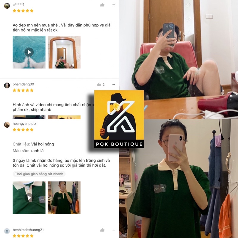 Áo Polo Cổ Trụ WHYNOT PQK 2 màu
