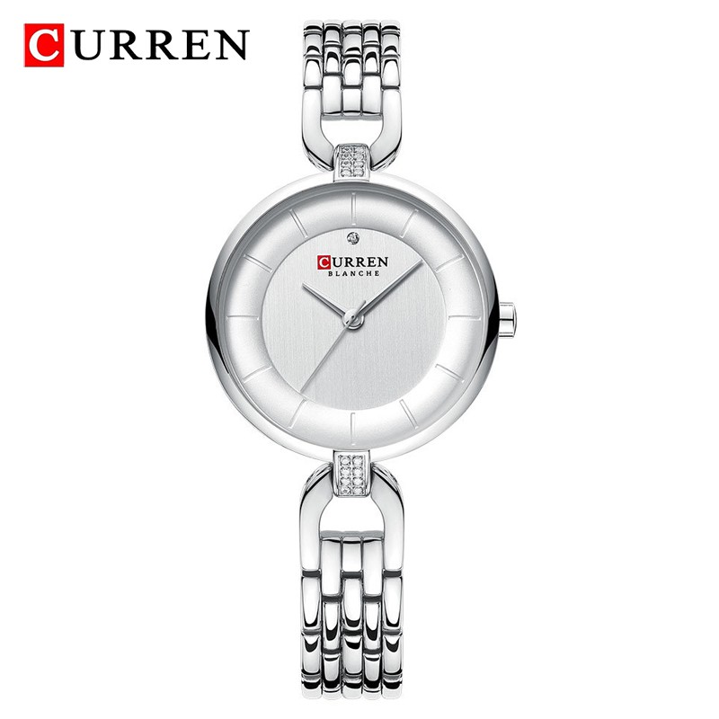 Đồng Hồ Quartz CURREN 9052 Chống Thấm Nước Chất Liệu Thép Không Gỉ Sang Trọng