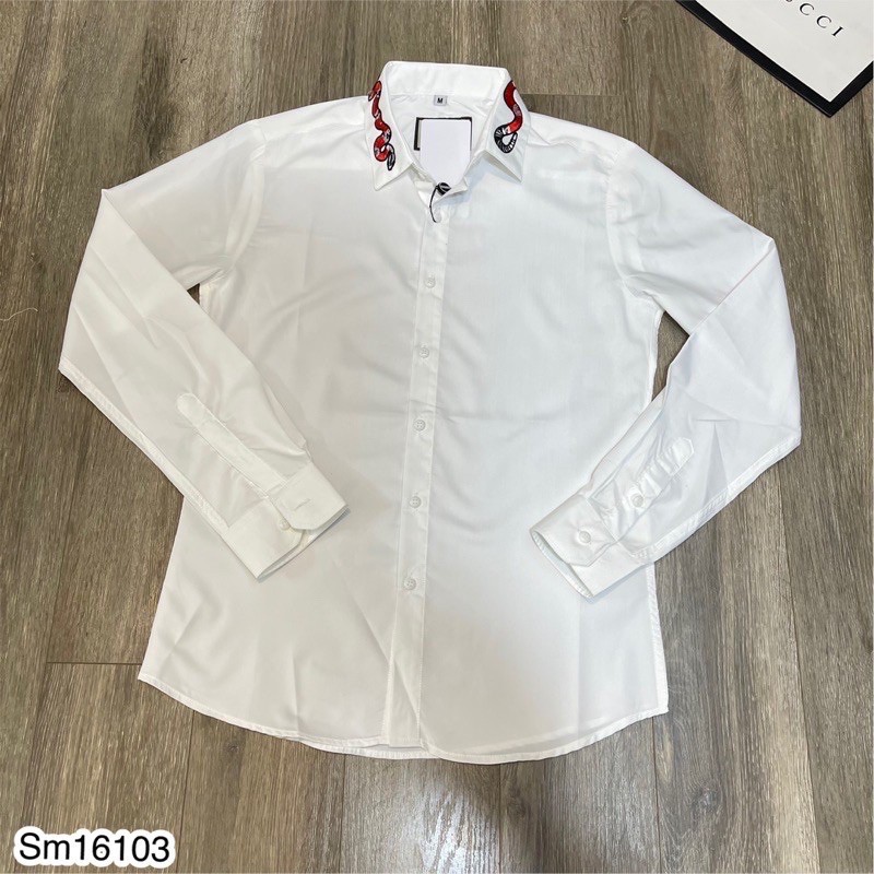 Sơ mi trắng cổ rắn , sơ mi khoá  thời trang nam nữ