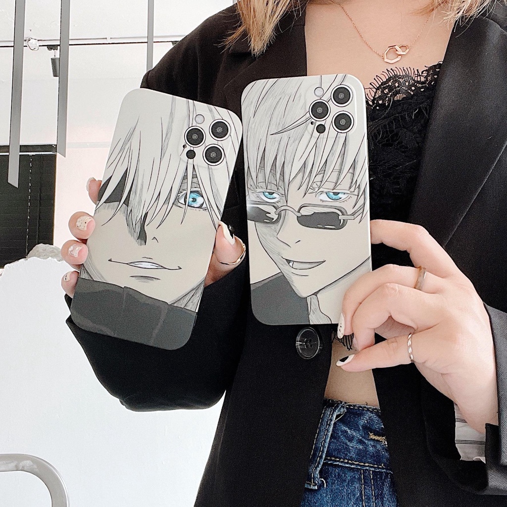 Ốp điện thoại silicone họa tiết anime Jujutsu Kaisen sang trọng cho IPHONE 12 11 PRO MAX XS XR 7 8 PLUS SE 2