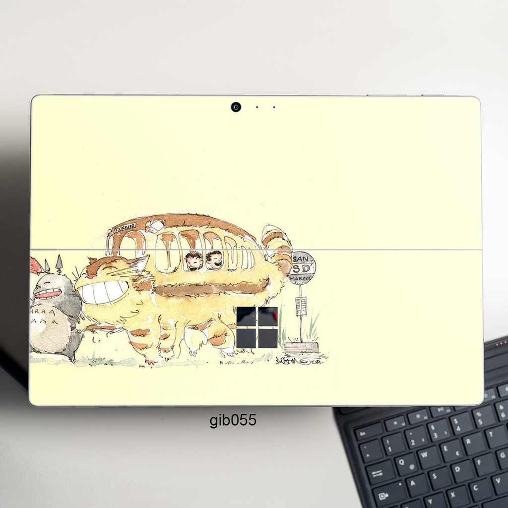 Skin dán hình Ghibli x09 cho Surface 3 2015; Go, Go 2, Go 3; Pro 2 3 4 5 6 7 8 9 X