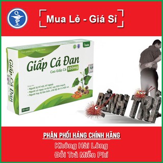 Viên uống Giấp Cá Đan hỗ trợ nhuận tràng, tăng sức bền thành mạch, hạn chế các biến chứng của trĩ, hộp 30 viên