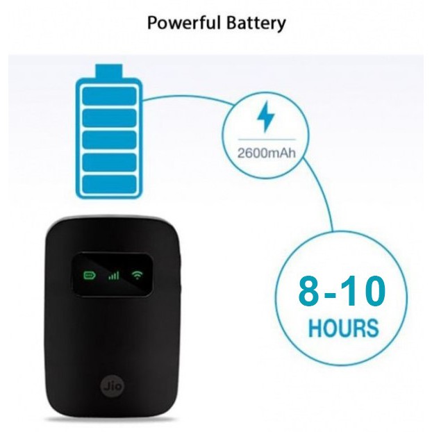 Bộ Phát Wifi 4G LTE JIO 541 – Tốc Độ 150 Mbps, pin 2600 mAh | BigBuy360 - bigbuy360.vn