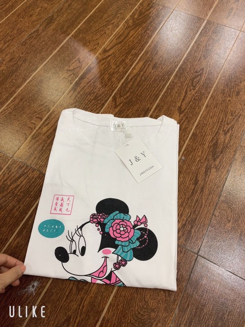 Áo Phông Quảng Châu  Cotton Túi Zip Mickey 7 màu loại 1