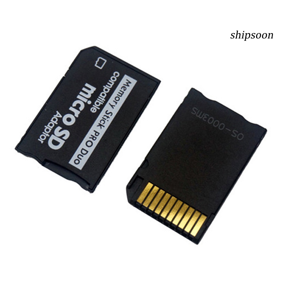 ssn -Micro SD TF to MS Pro Duo Reader Memory Stick Adapter Converter Card for PSP