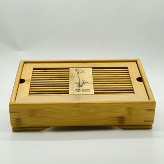 Khay Trà Tre kích thước: 35cm x 25.5cm x 5.5cm.