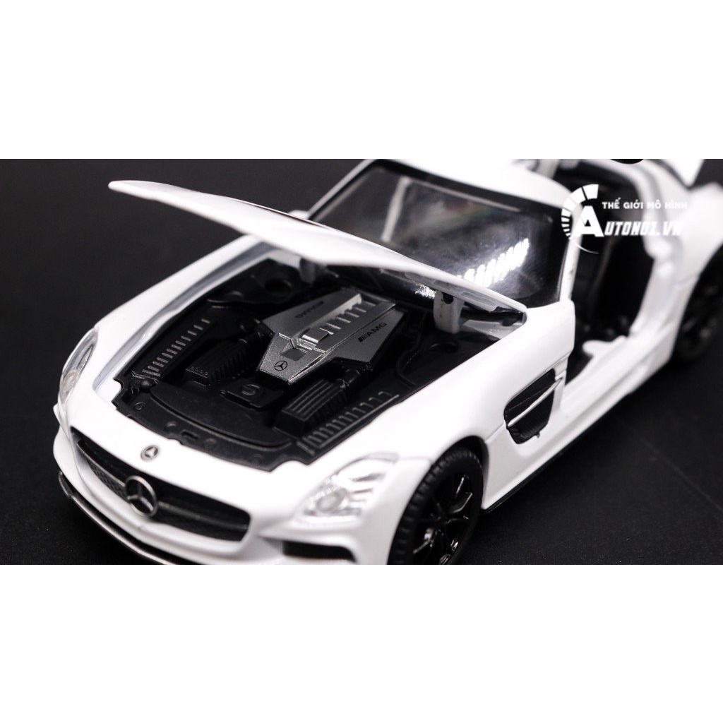 MÔ HÌNH XE MERCEDES SLS WHITE 1:32 MINIAUTO 7836