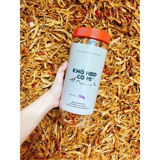 KHÔ HEO CÔ MI sợi to - cay(hũ 500gr)